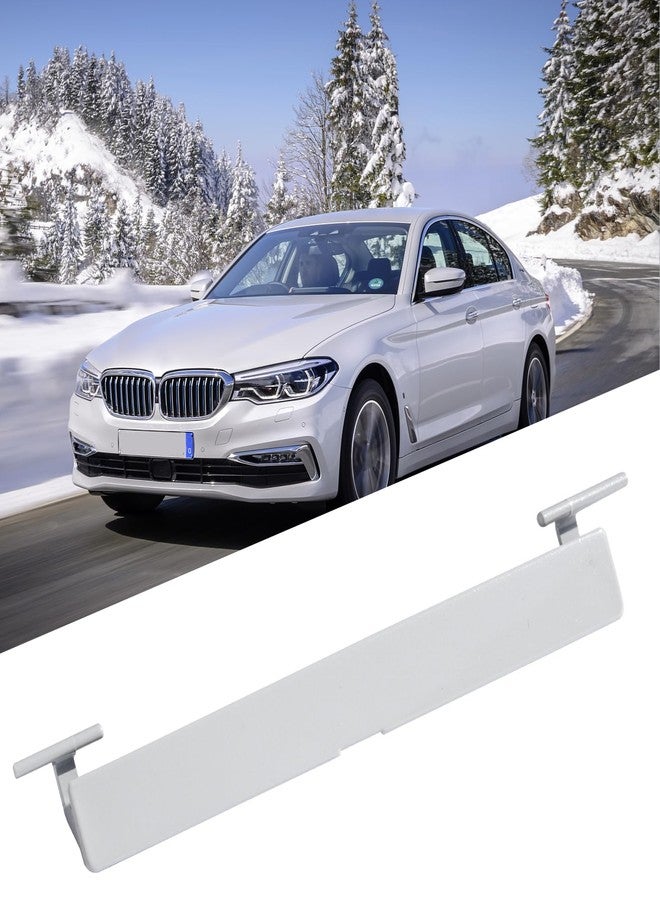 Jaronx غطاء منفذ حامل الأمتعة على سقف سيارة BMW الفئة الخامسة G30/G31 موديلات 2018-2023 من جارونكس، غطاء منفذ حامل الأمتعة على سقف سيارة BMW 520 525 530 540 M550، رقم القطعة 51137443691 (لون أبيض معدني) - Image 1